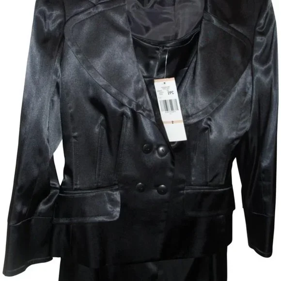 Nine West | Dresses | Nine West Black Sexy Satin Business Lbd Tailored Rocker Skirt Suit Size Us 2 S | Poshmark Nine West | Dresses | Nine West Black Sexy Satin Business Lbd Tailored Rocker Skirt Suit Size Us 2 S | Poshmark